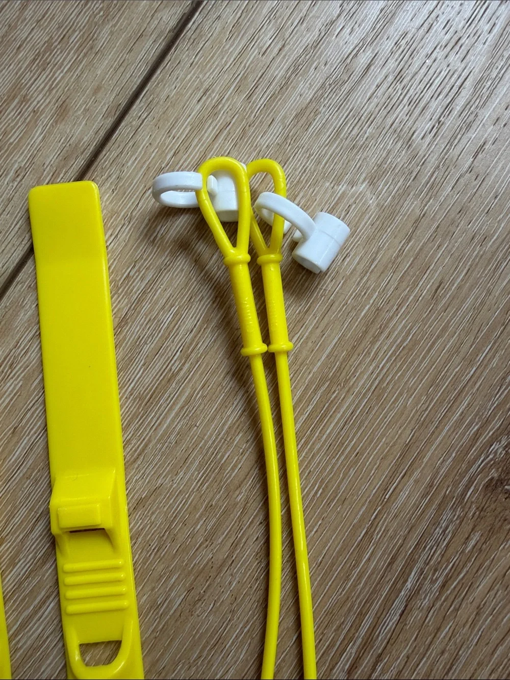 Vintage Barbie Yellow Skis Boots Poles Winter Accessories Retro 80s